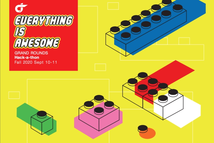 illustration of legos and header that says "everything is awesome"