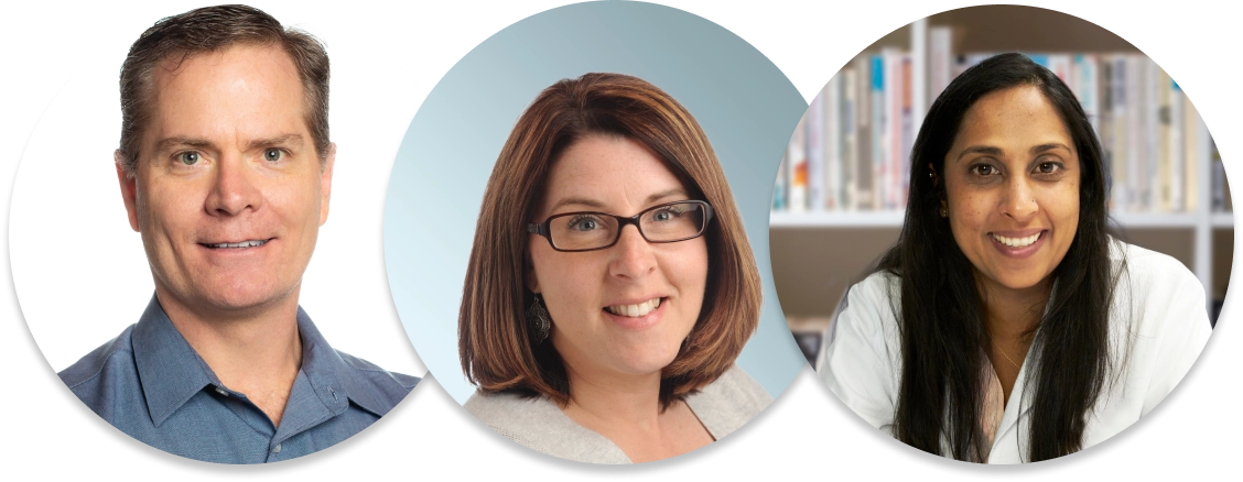 headshot of 3 included health care team providers