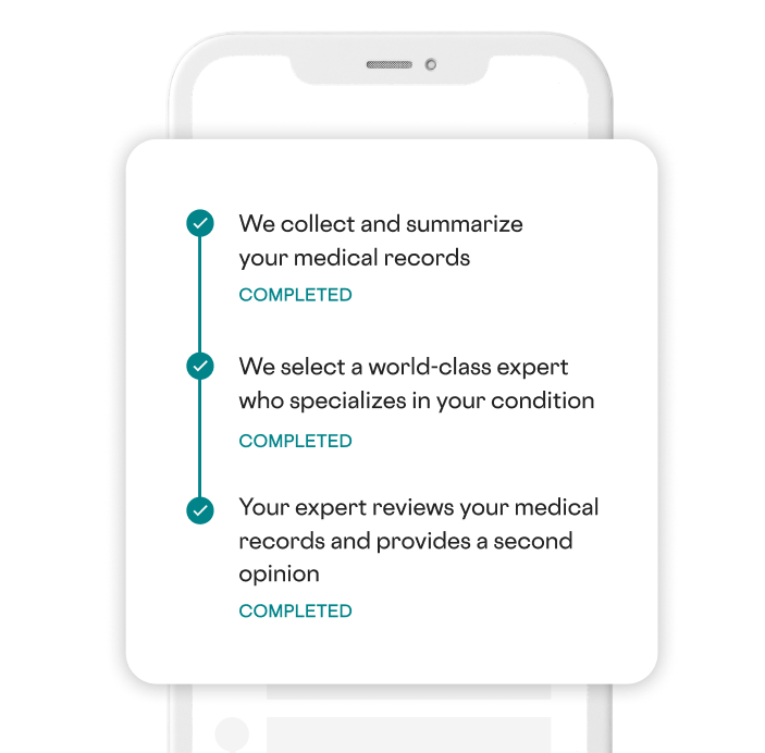 Screenshot of Included Health App