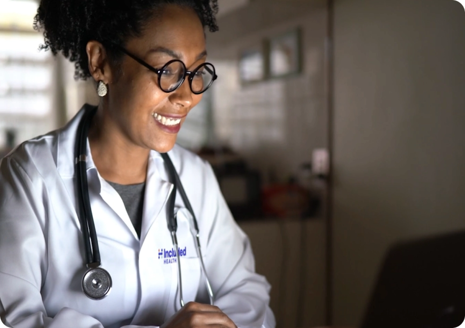 An attentive specialist reviews a patient’s medical records