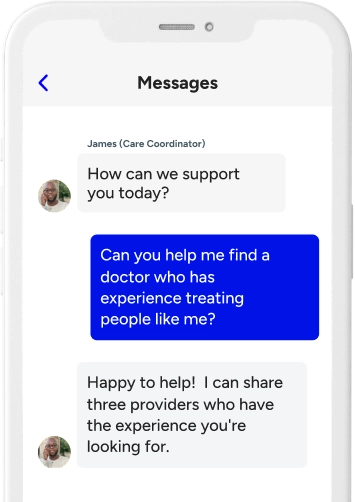 care coordinators for Communities on the Included Health app