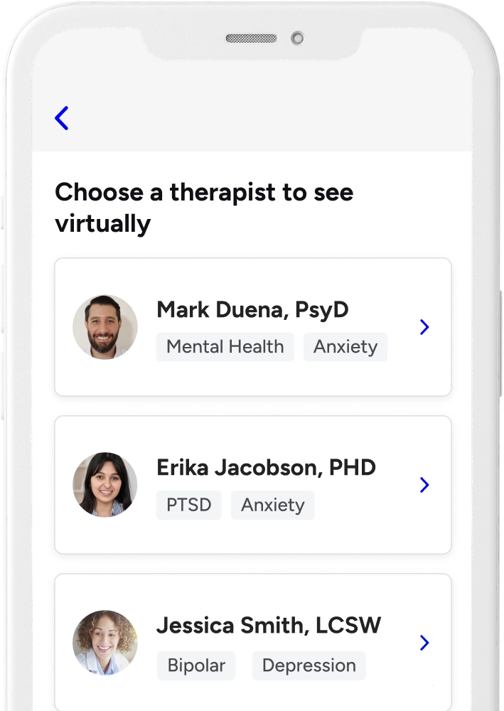 Choose a therapist that fits your needs.