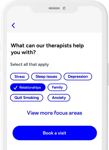 therapy on the Included Health app