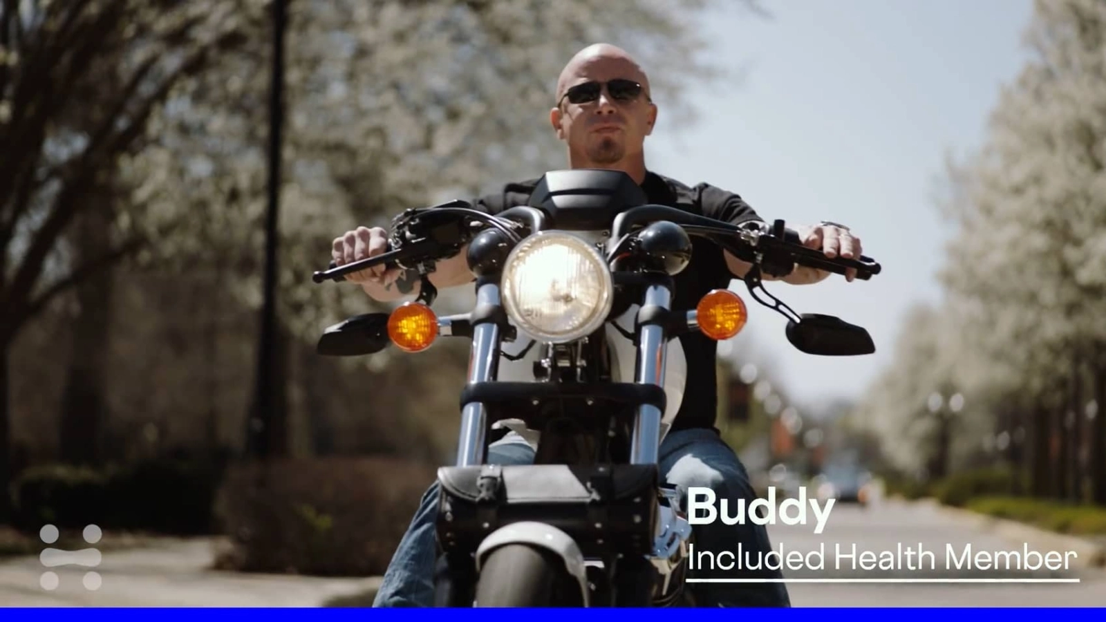 buddy on a motorcycle