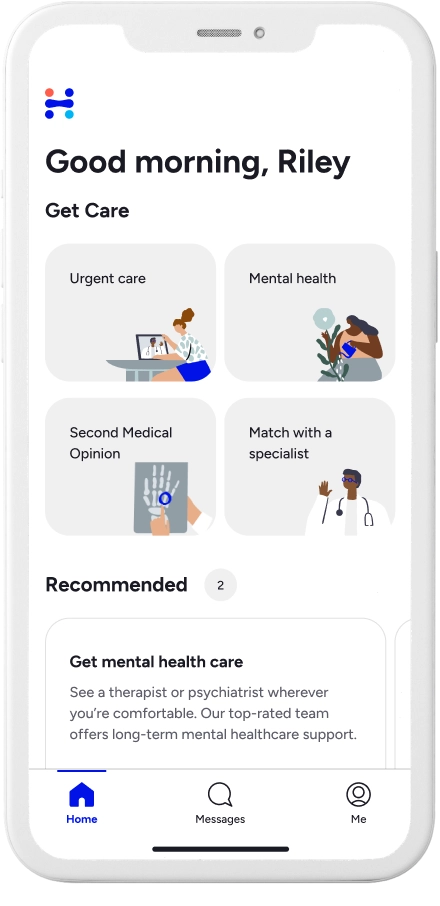 All Included Care on the Included Health app