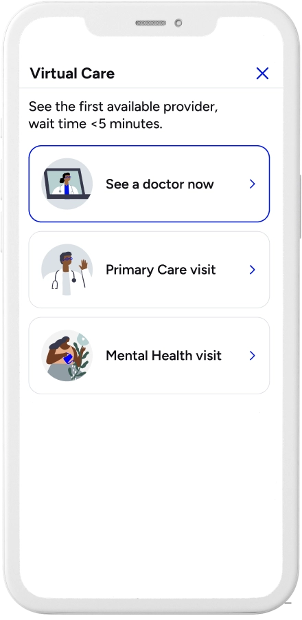 High quality care on the Included Health app