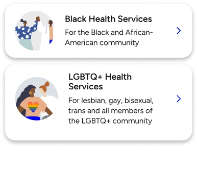 Black led and LGBTQ+ healthcare providers on Included Health