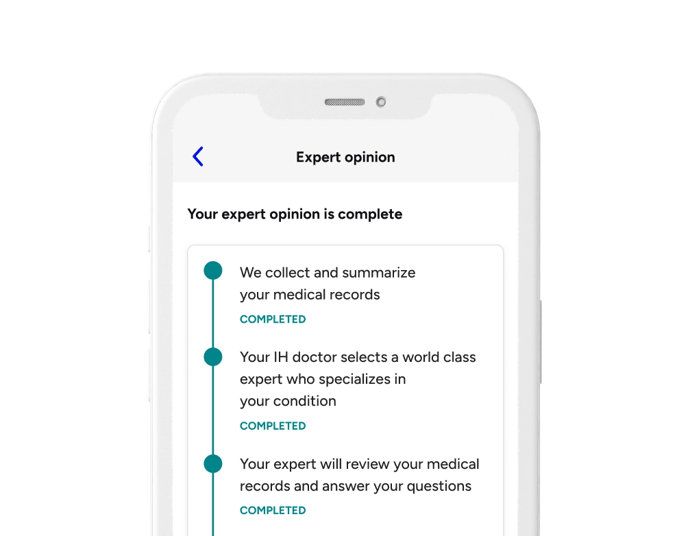 Included Health Navigation on the app