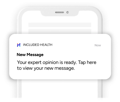 Included Health app new message