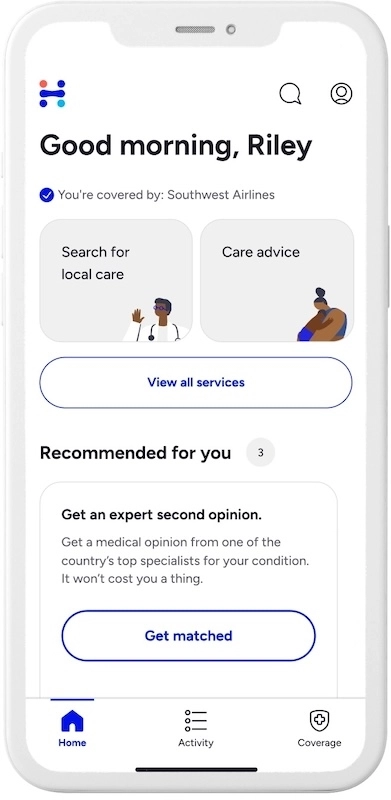 Southwest Included Health app