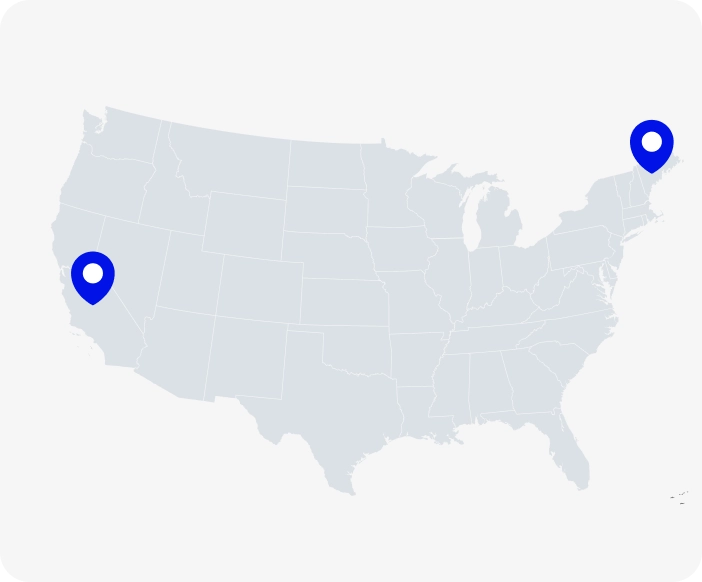 map with Included Health office locations