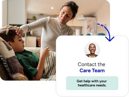 contact the Included Health Care Team image and illustration