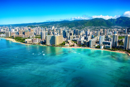 View of Honolulu Hawaii