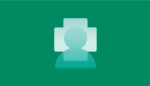 An illustration of a translucent human silhouette overlaid by a bold, stylized medical cross on a green background, symbolizing clinical care, health, or medical guidance.