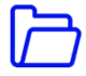 Blue folder icon