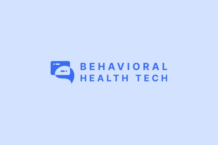 Behavioral Health Tech logo on light blue background