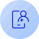 blue phone icon