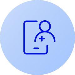 blue phone icon