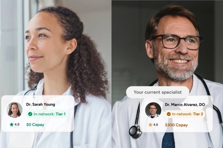 Two doctors smiling as the thumbnail and header image for video.